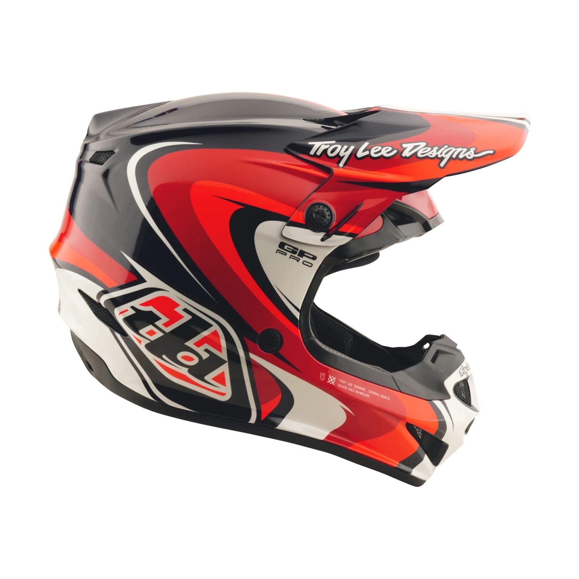Youth Gp Pro Helmet; Crossover Black / Red